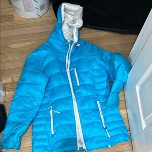 Women's Blue Puffer Jacket